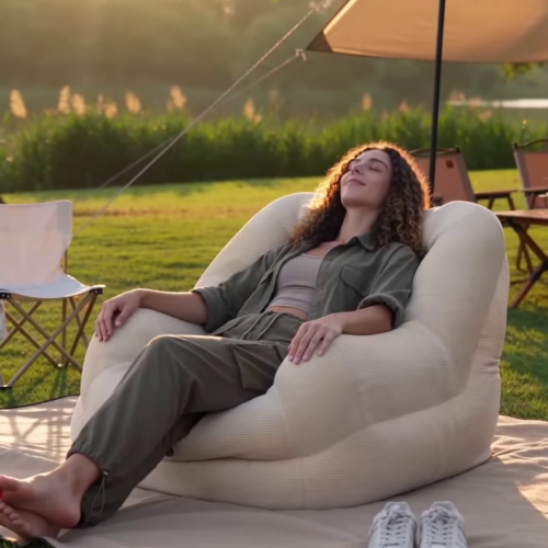 3358-1.png Portable Inflatable Corduroy Lounger with Integrated Air Pump