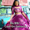5001-1.png Blooming Magenta Floral Lehenga Choli Set