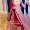 5024-2.png Rose Blush Bridal Sharara with Crimson Contrast