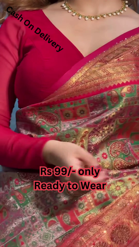 Eclectic Heritage: Multi-Tone Printed Saree with Paisleys - Photo 1