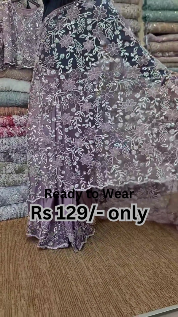 5040-1.png Lavender Dreams: Floral Lace Net Saree