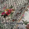 5044-1.png Artisanal White Floral Saree with Gilded Lace Edging