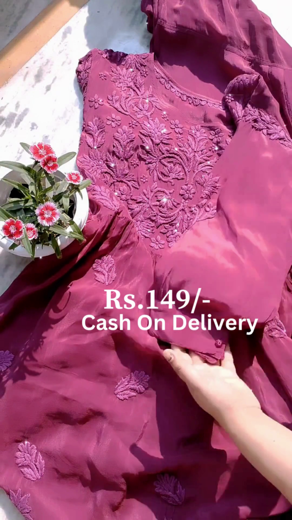 5057-1.png Wine Georgette Embroidered Anarkali Gown