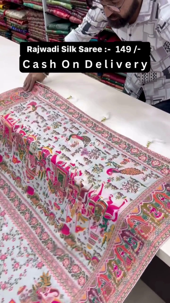 Rajwadi Silk Saree: Royal Heritage Collection - Photo 2
