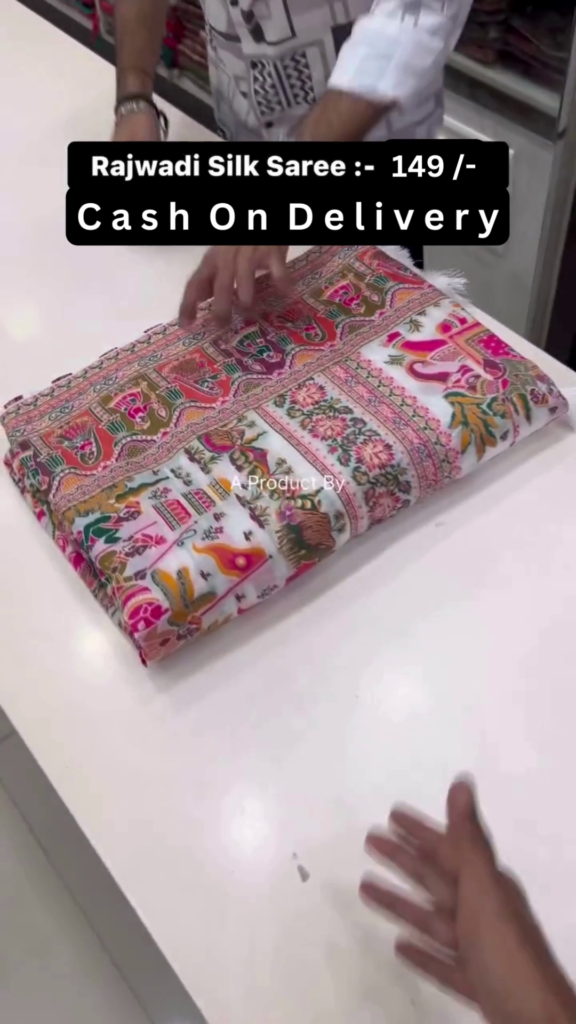 Rajwadi Silk Saree: Royal Heritage Collection - Photo 1