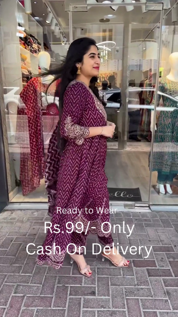 Grandeur Maroon Anarkali Suit Set - Photo 2
