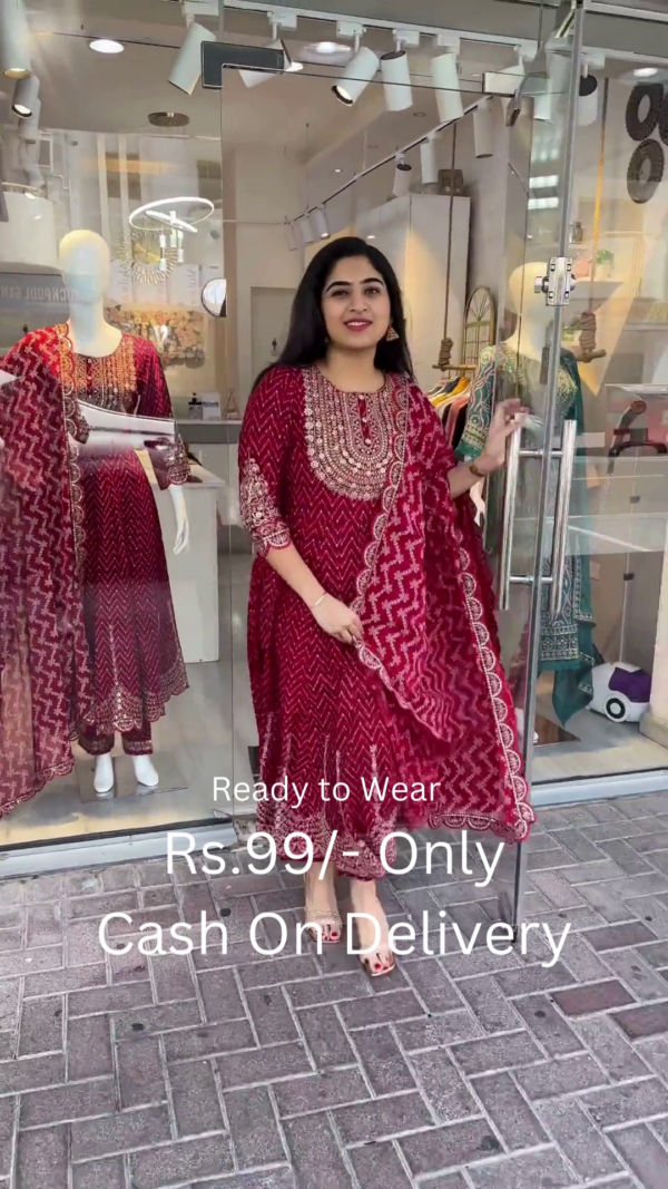 5061-2.png Grandeur Maroon Anarkali Suit Set