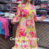 5062-1.png Abstract Floral High-Low Anarkali Gown
