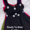 5064-1.png Midnight Bloom: Sleeveless Floral skater Dress