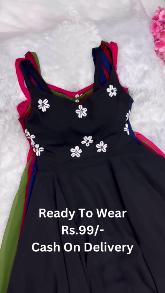 Midnight Bloom: Sleeveless Floral skater Dress - Photo 2