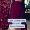 5066-1.png Royal Wine: Heavily Embroidered Kurta Pant Set